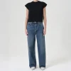 AGOLDE Low Slung Baggy Jeans in Essence