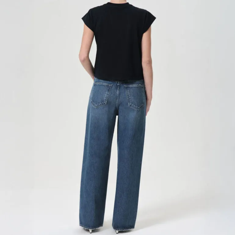 AGOLDE Low Slung Baggy Jeans in Essence