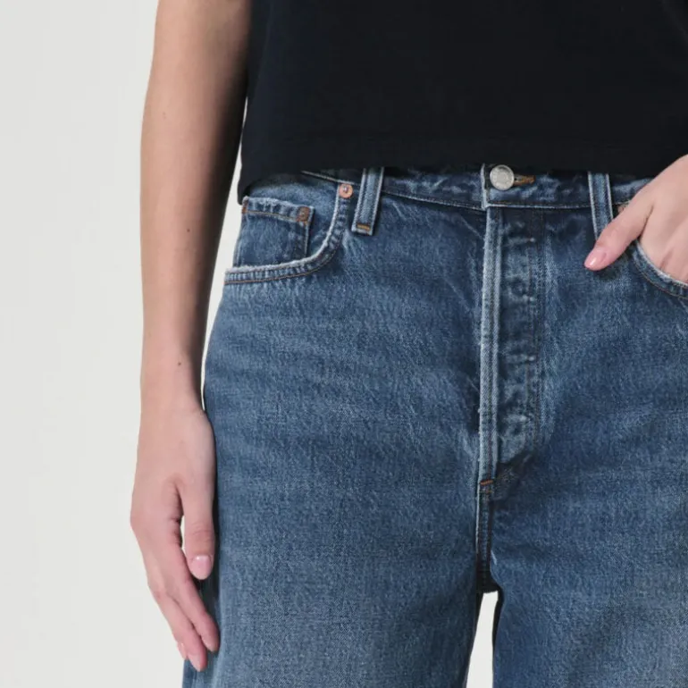 AGOLDE Low Slung Baggy Jeans in Essence