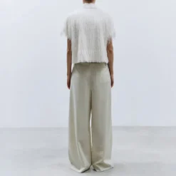 ALYSI Fringes Shirt in Meringa