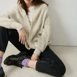 AMERICAN VINTAGE Gamipy Long Sleeve Top in White