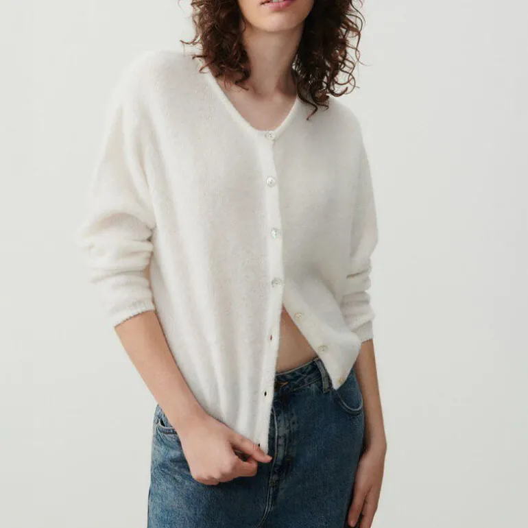 AMERICAN VINTAGE Vitow Cardigan in White