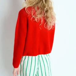 AMERICAN VINTAGE Vitow Cardigan in Strawberry