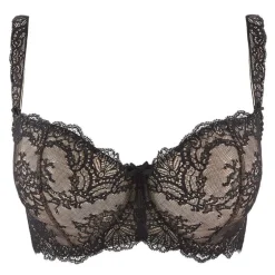 AUBADE Danse des Sens Comfort Half Cup Bra in Black