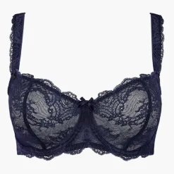 AUBADE Danse des Sens Half Cup Bra in Evening Blue