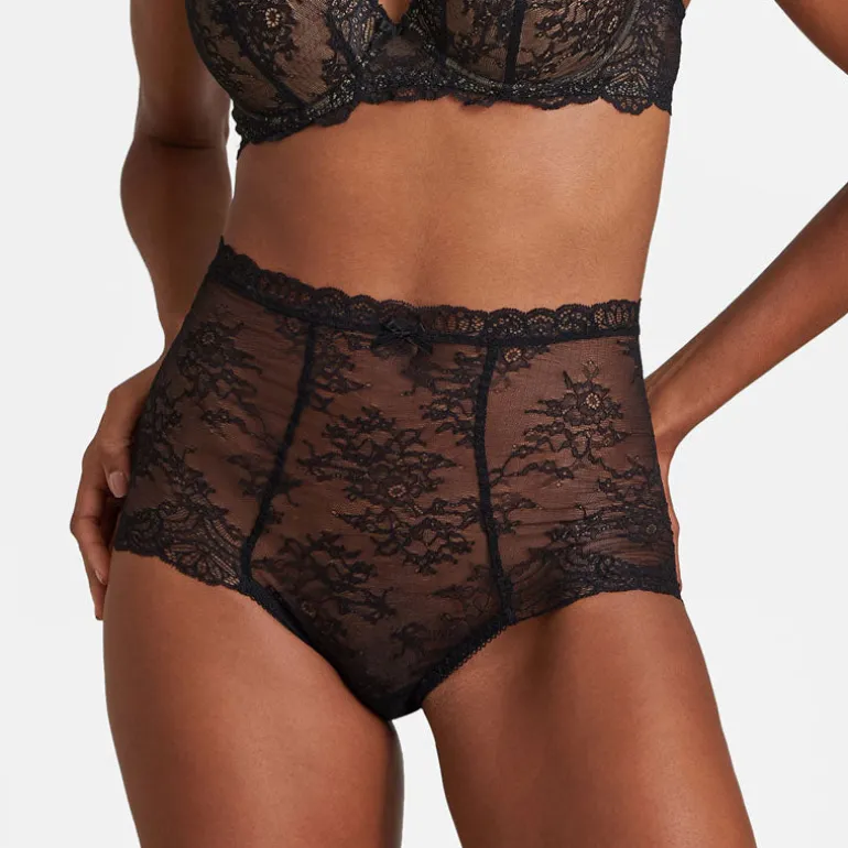 AUBADE Danse des Sens High Waist Brief in Black