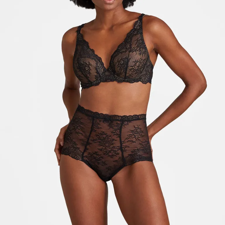 AUBADE Danse des Sens High Waist Brief in Black
