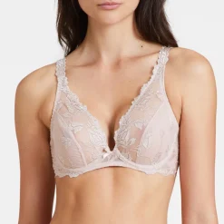 AUBADE Softessence Plunge Bra in Skin