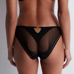 AUBADE Sumptuous Waves Italian Brief in Smoky Attraction