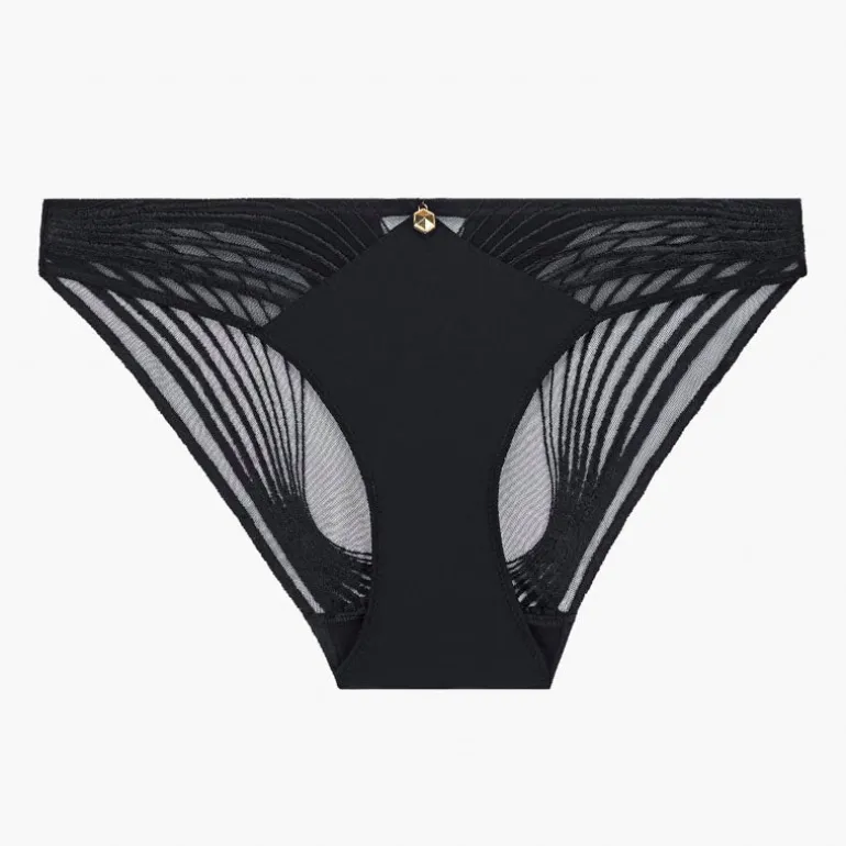 AUBADE Sumptuous Waves Italian Brief in Smoky Attraction