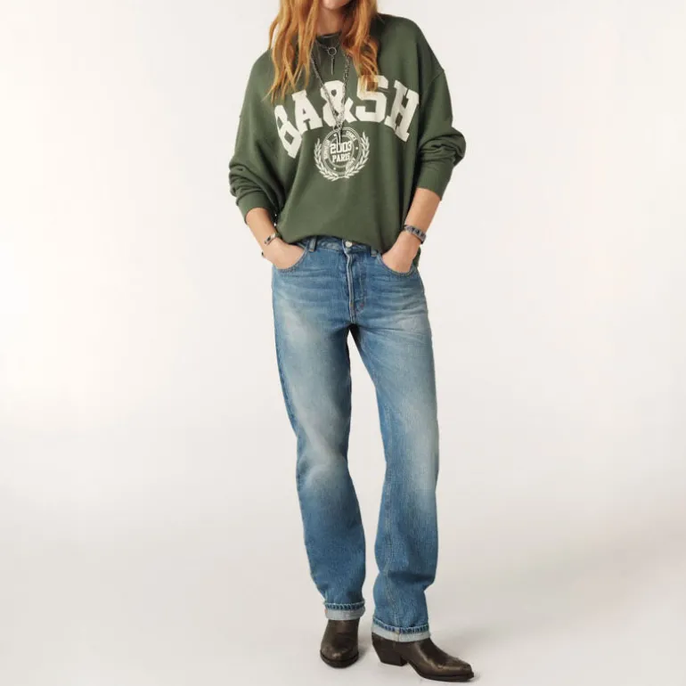 Ba&Sh Benjamin Sweater in Kaki