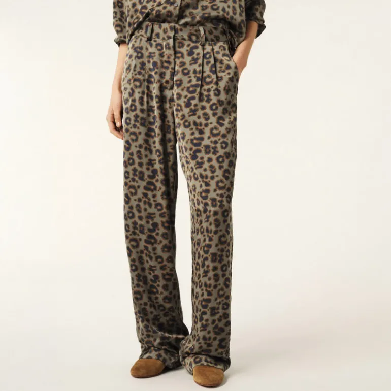BA&SH Bloy Pants in Kaki