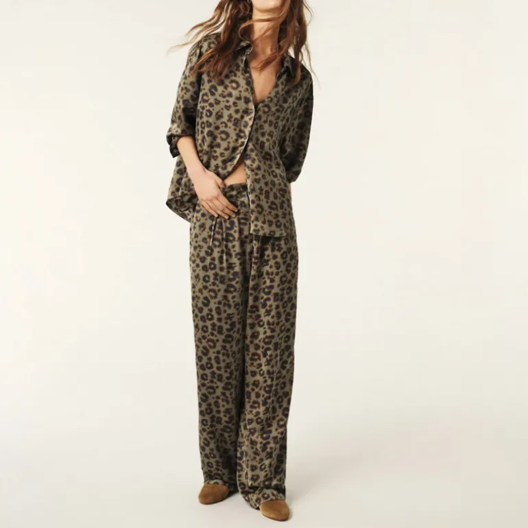 BA&SH Bloy Pants in Kaki