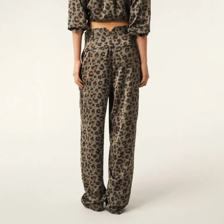 BA&SH Bloy Pants in Kaki