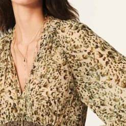 BA&SH Coraly Dress in Ecru