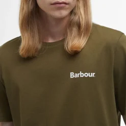 BARBOUR Barbour Homelane Relaxed Fit T-Shirt in Light Sage