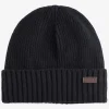 Barbour Carlton Beanie Hat in Black