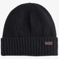 Barbour Carlton Beanie Hat in Black