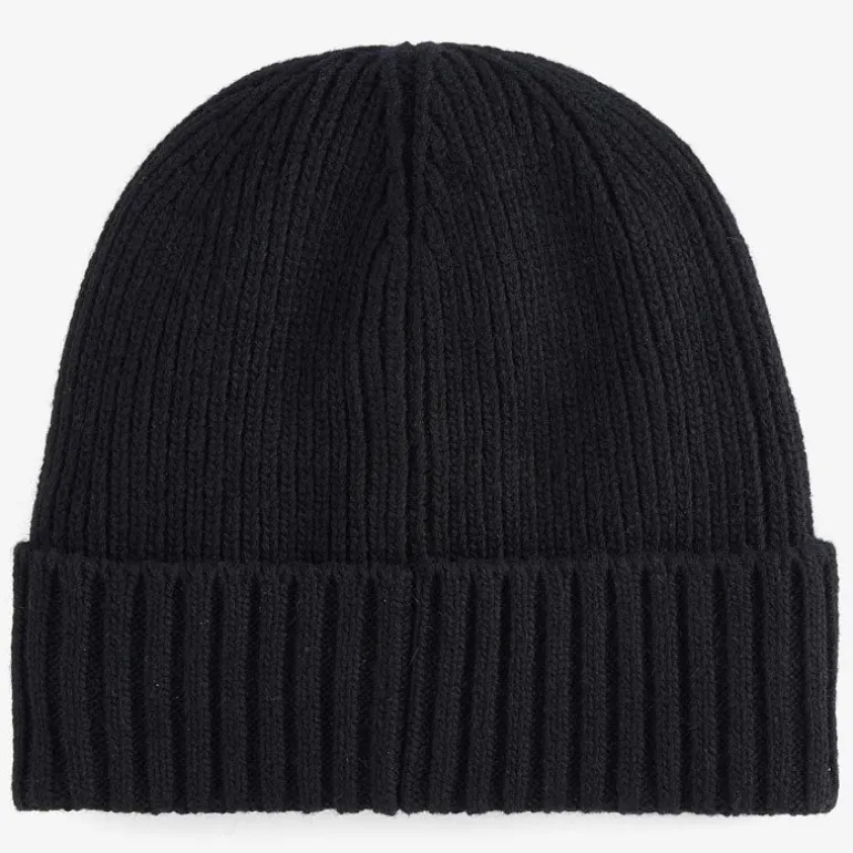 Barbour Carlton Beanie Hat in Black