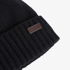 Barbour Carlton Beanie Hat in Black