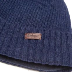 Barbour Carlton Beanie Hat in Navy | Collen & Clare