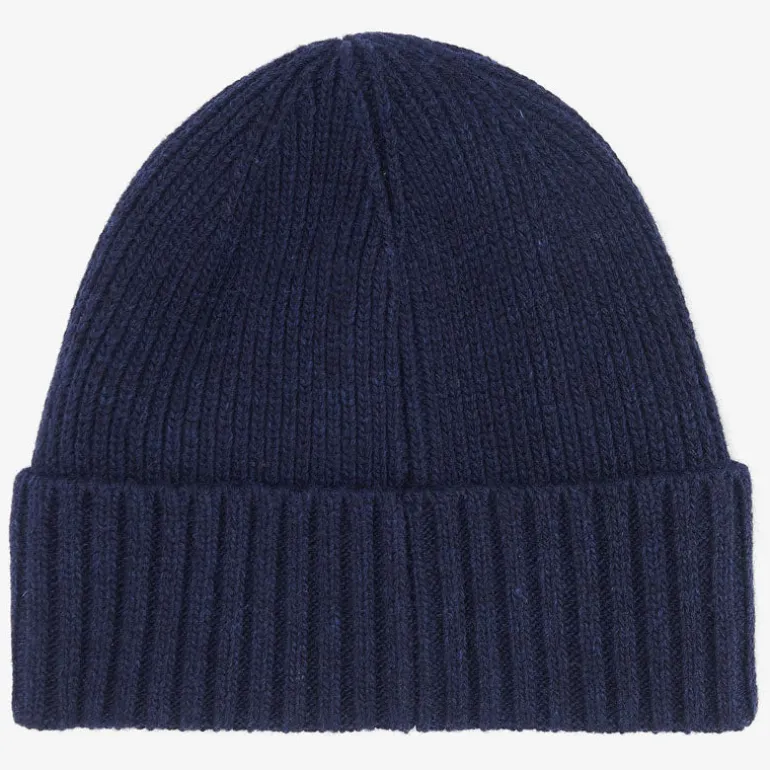 Barbour Carlton Beanie Hat in Navy | Collen & Clare