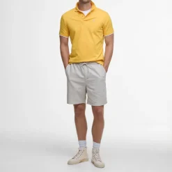 BARBOUR Cotton Linen Relaxed Short in Mist