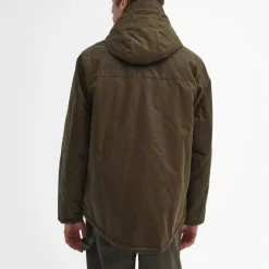 Barbour Durham Re-engineered Wax Jacket in Beech