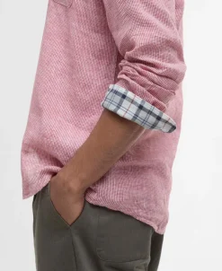 BARBOUR Linton Tailored Shirt in Red Spice