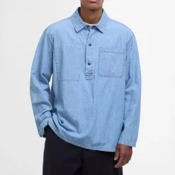 BARBOUR Markham Chambray Smock Shirt in Chambray
