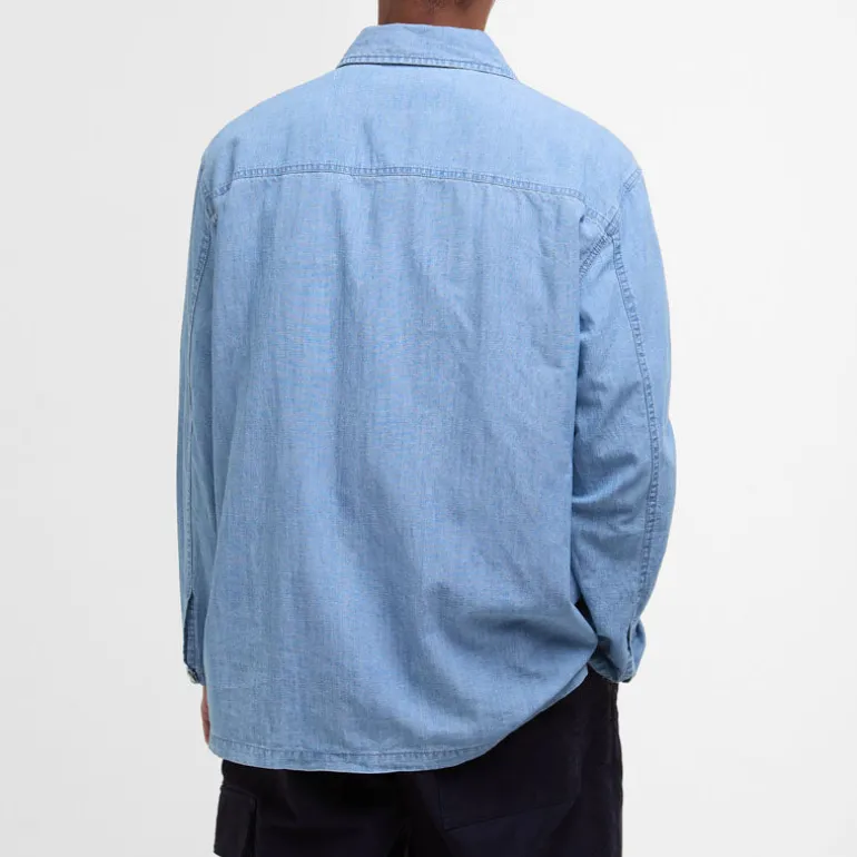BARBOUR Markham Chambray Smock Shirt in Chambray