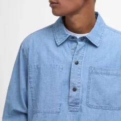 BARBOUR Markham Chambray Smock Shirt in Chambray