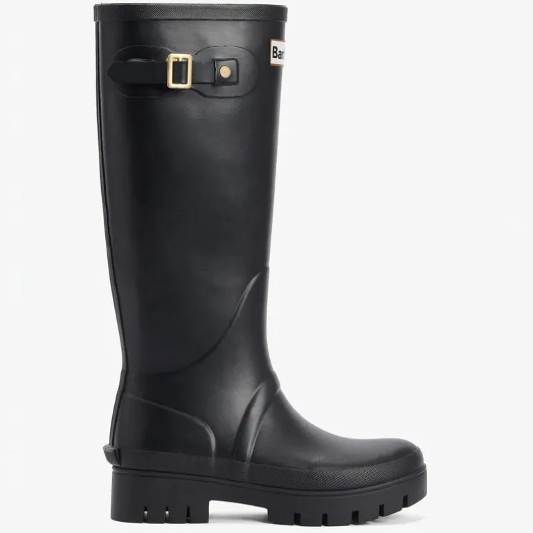 Barbour Snowdon Tall Welly Boots in Black