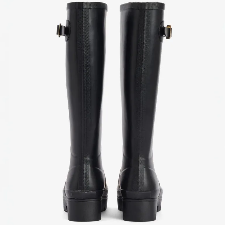 Barbour Snowdon Tall Welly Boots in Black