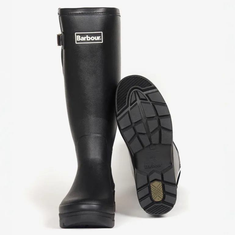 Barbour Tempest Tall Welly Boots in Black