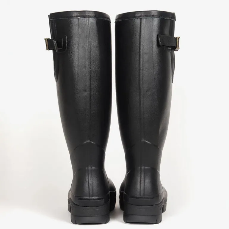Barbour Tempest Tall Welly Boots in Black