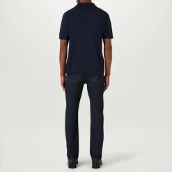 BELSTAFF Coast Knitted Polo in Dark Ink