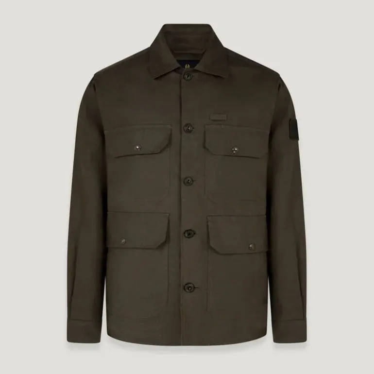 BELSTAFF Forge Overshirt in Army Olive