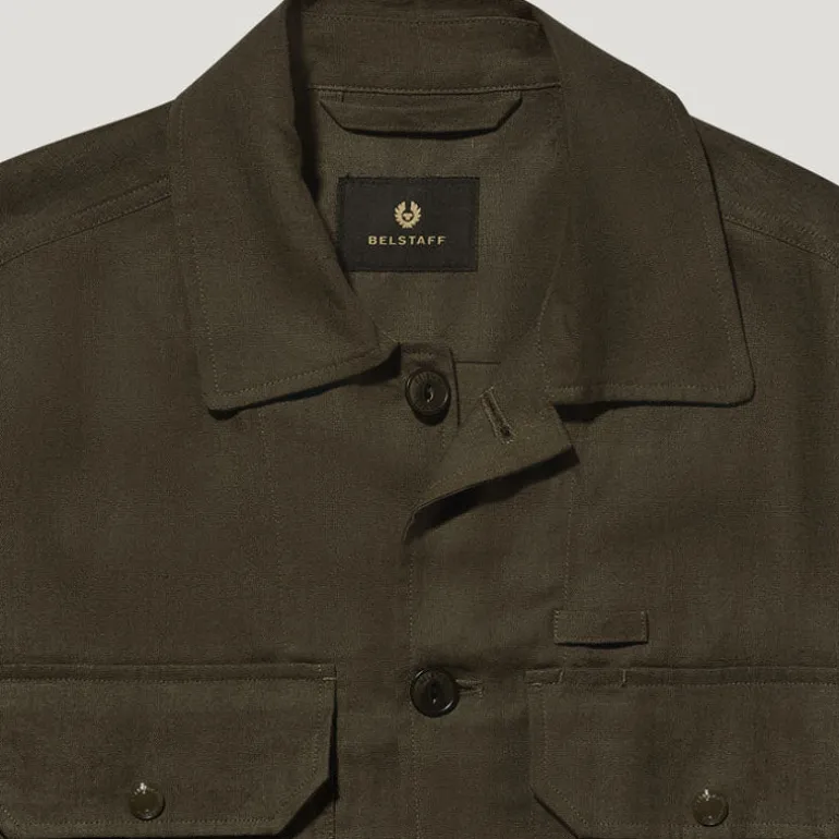 BELSTAFF Forge Overshirt in Army Olive