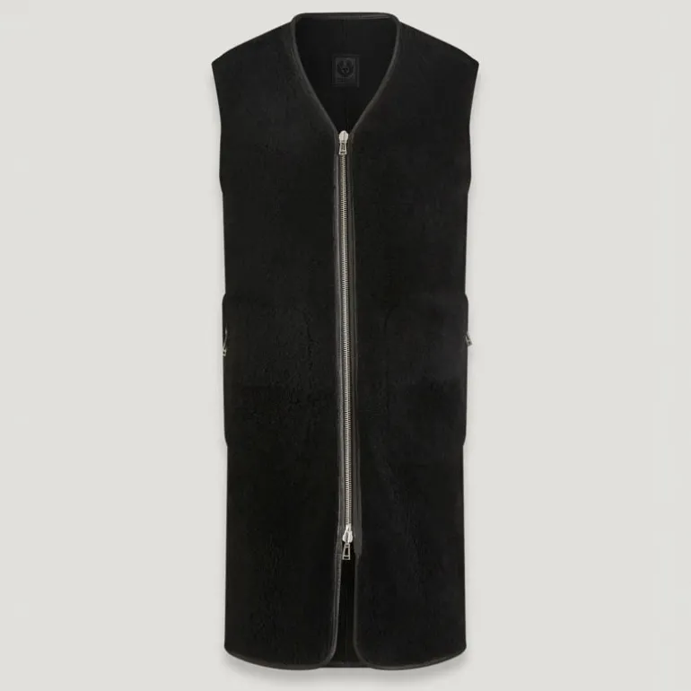 Belstaff Foundry Reversible Vest in Black