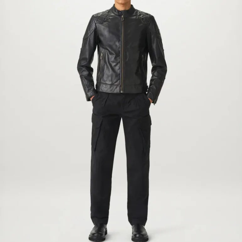 Belstaff Legacy Outlaw Jacket in Antique Black