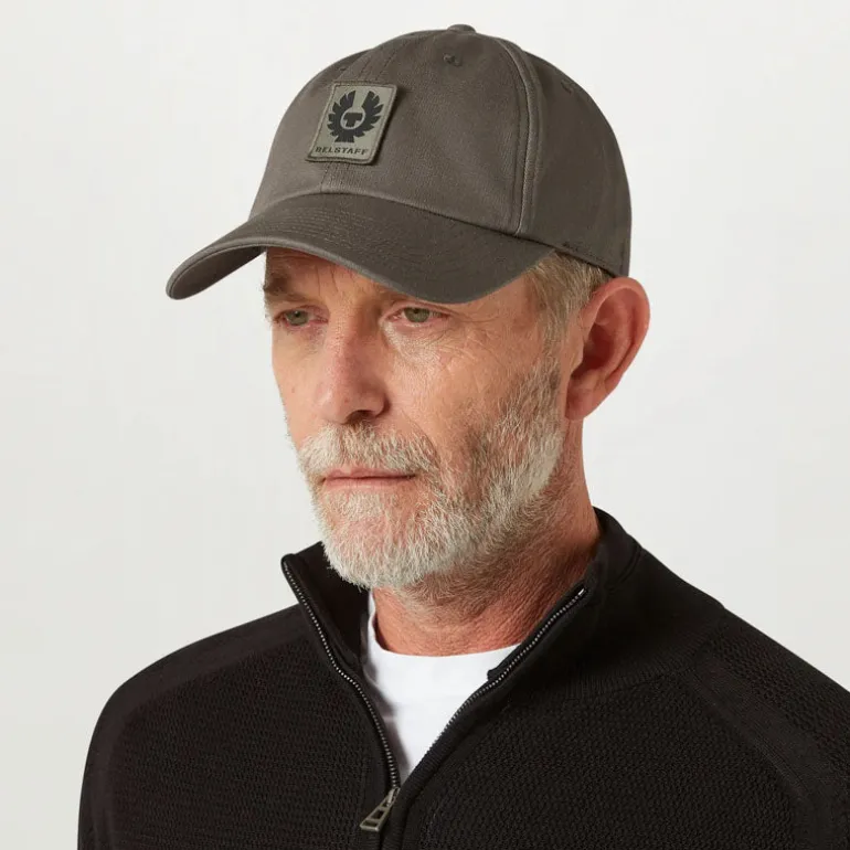 BELSTAFF Pheonix Logo Cap in Surplus Green