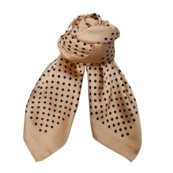 BLACK COLOUR Bianca Mini Scarf in Frappe Dot