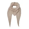 BLACK COLOUR Dell Knitted Medium Scarf in Natural