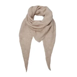 BLACK COLOUR Dell Knitted Medium Scarf in Natural
