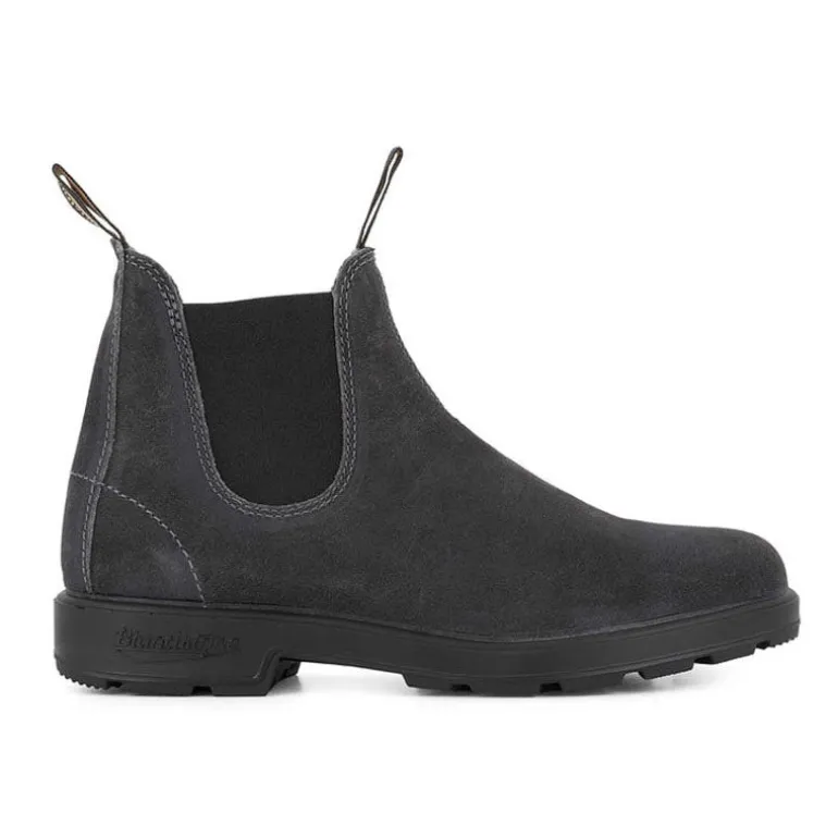 BLUNDSTONE 1910 Wax Suede Boots in Steel Grey