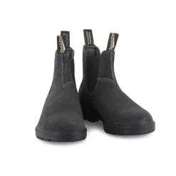 BLUNDSTONE 1910 Wax Suede Boots in Steel Grey