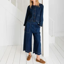BONTE Aide Trouser in Dark Wash Denim