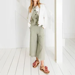 BONTE Aide Trouser in Green Gingham