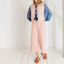 BONTE Estelle Gilet in Chalk Pink